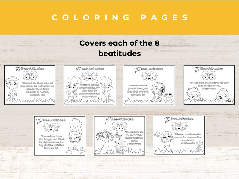 Beatitudes Coloring Pages Bible - Il 794xN.5502832450 4blo 