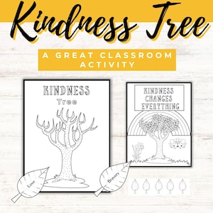 Printable Kindness Activity | Kindness Craft | Social Emotional Learning | Kindnes Tree | Kindness Matters | Scatter Kindness |