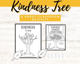 Printable Kindness Activity | Kindness Craft | Social Emotional Learning | Kindnes Tree | Kindness Matters | Scatter Kindness |