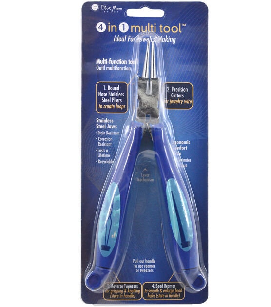 Bead Landing Chain Nose Pliers in Blue Turquoise | Mini | Michaels