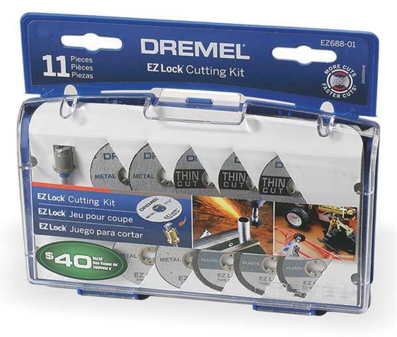 Dremel EZ68801 EZ Lock Mini Cutting Kit for Metal & Plastic Etsy