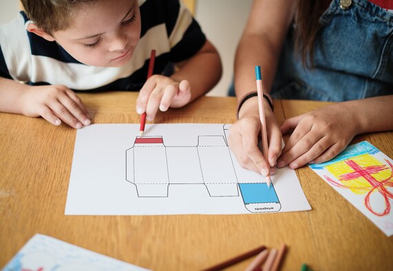 Paper Houses Printable Activity Sheets Instant Download | Etsy