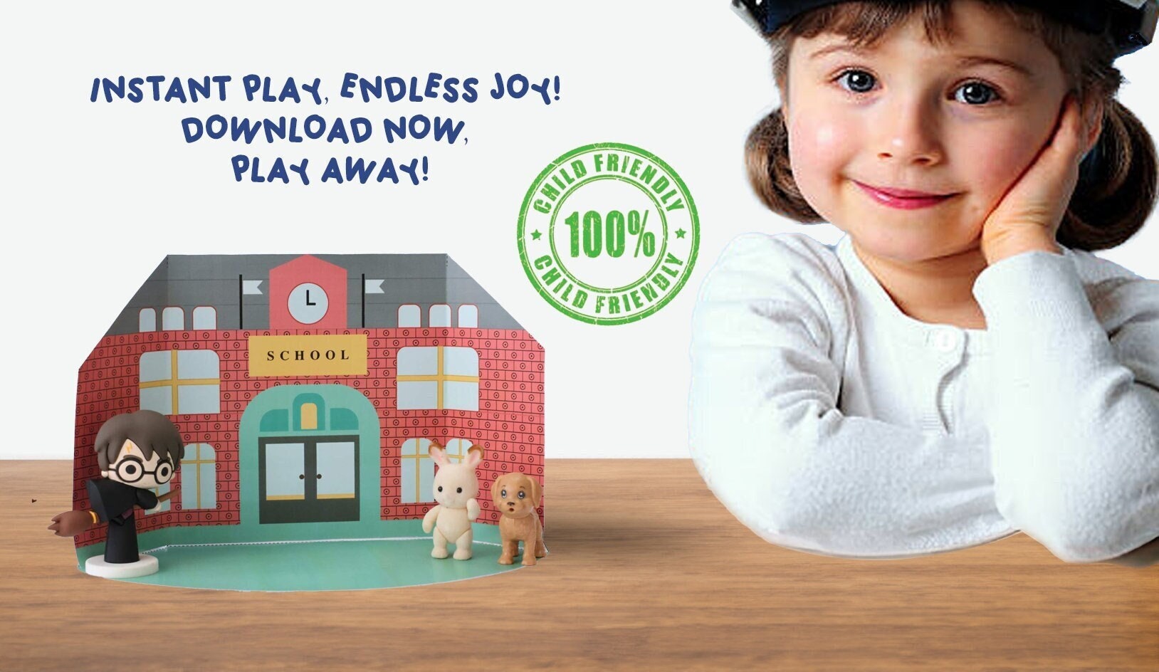 Paper Dollhouse, School Background Scenes, Printable Activity Sheets ...