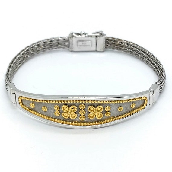 silver gold bangles