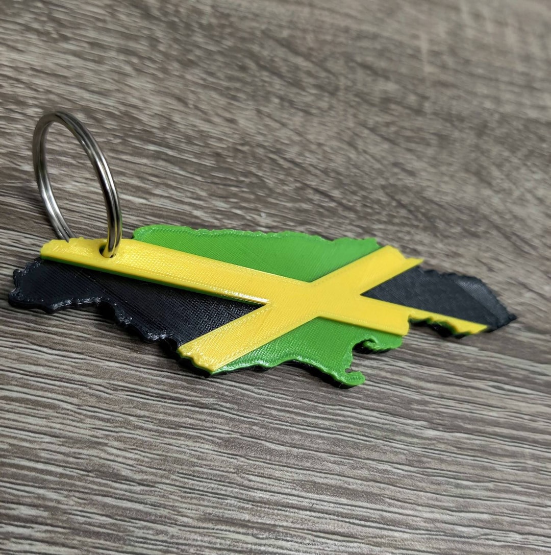 Jamaica Keychain 3D Printed GREAT GIFT Etsy