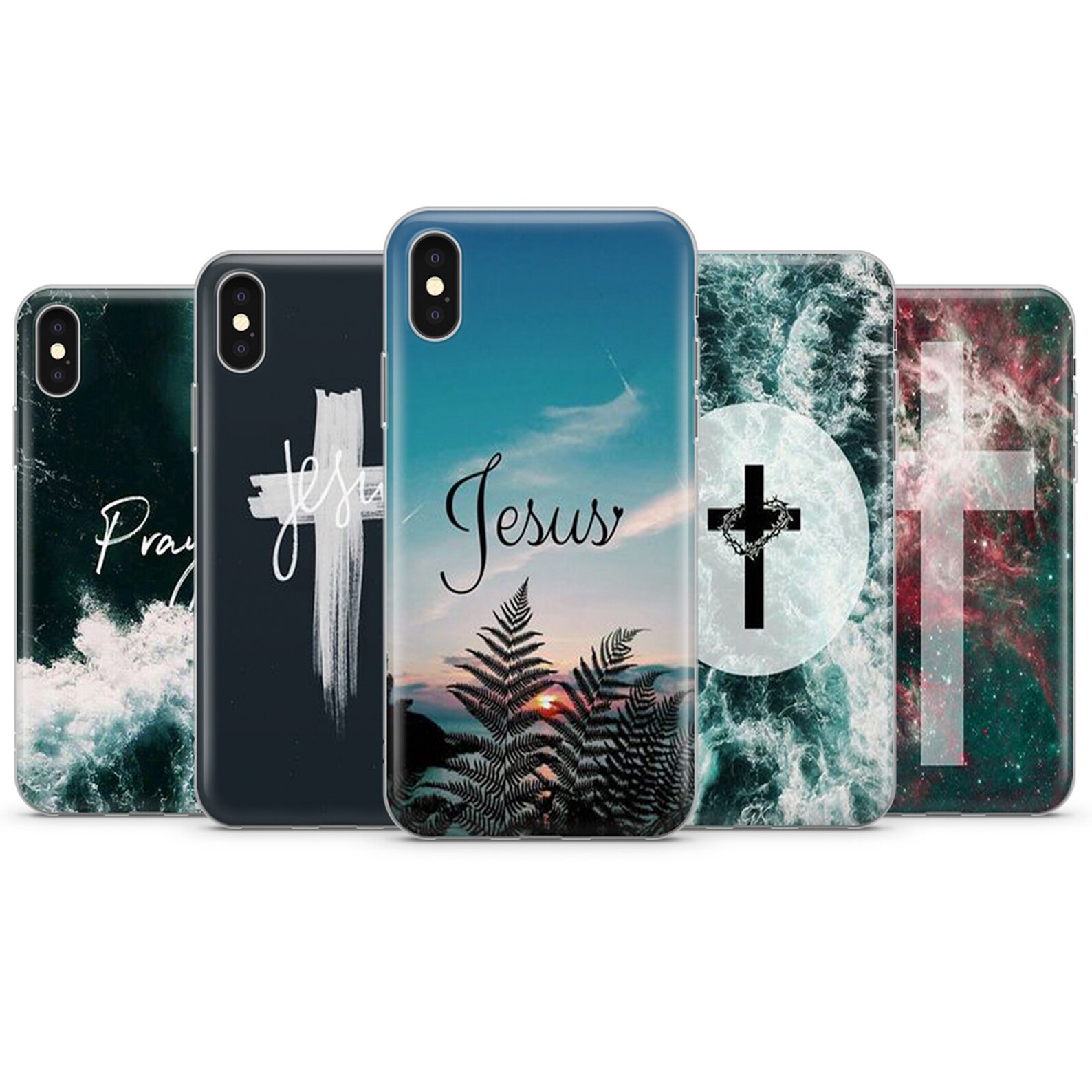 Jesus Religious Phone Case Cover Fits Iphone 6 7 8 Etsy
