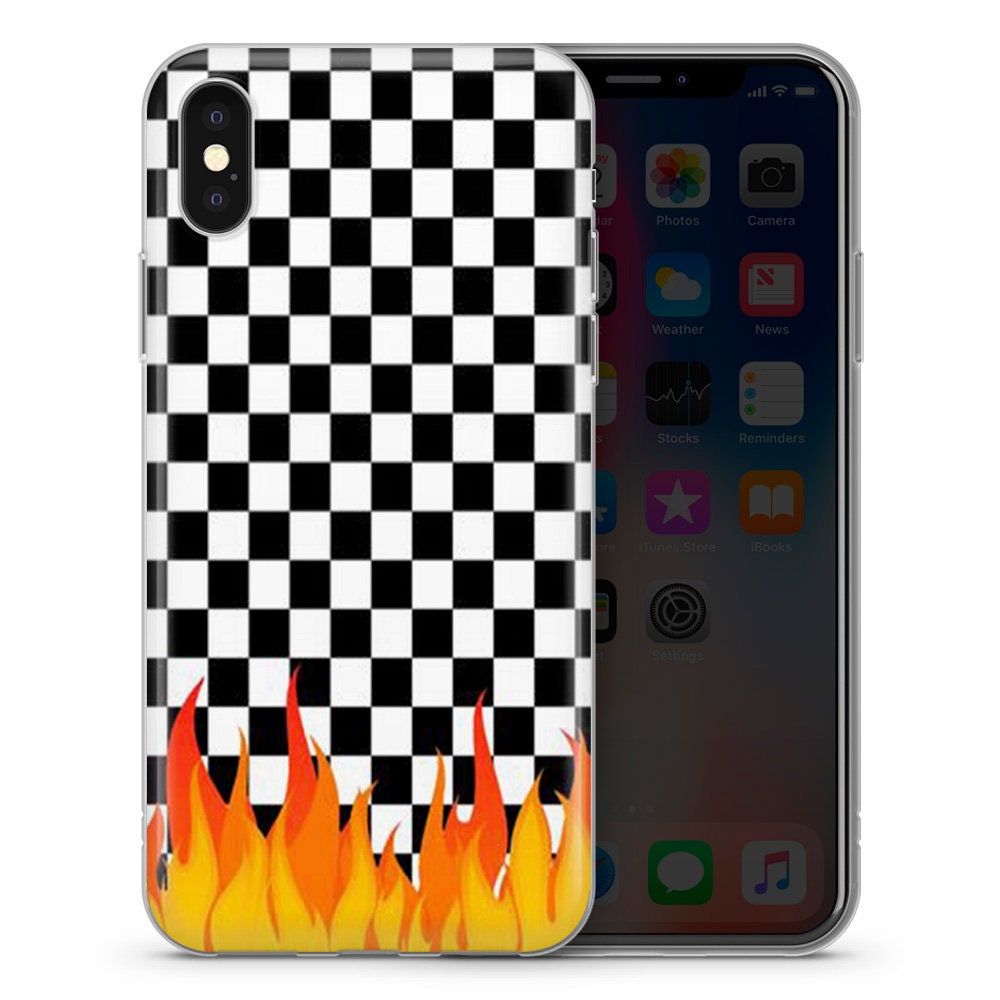 Checkerboard Phone Case Cover Fits iPhone 6 7 8 11 Samsung | Etsy
