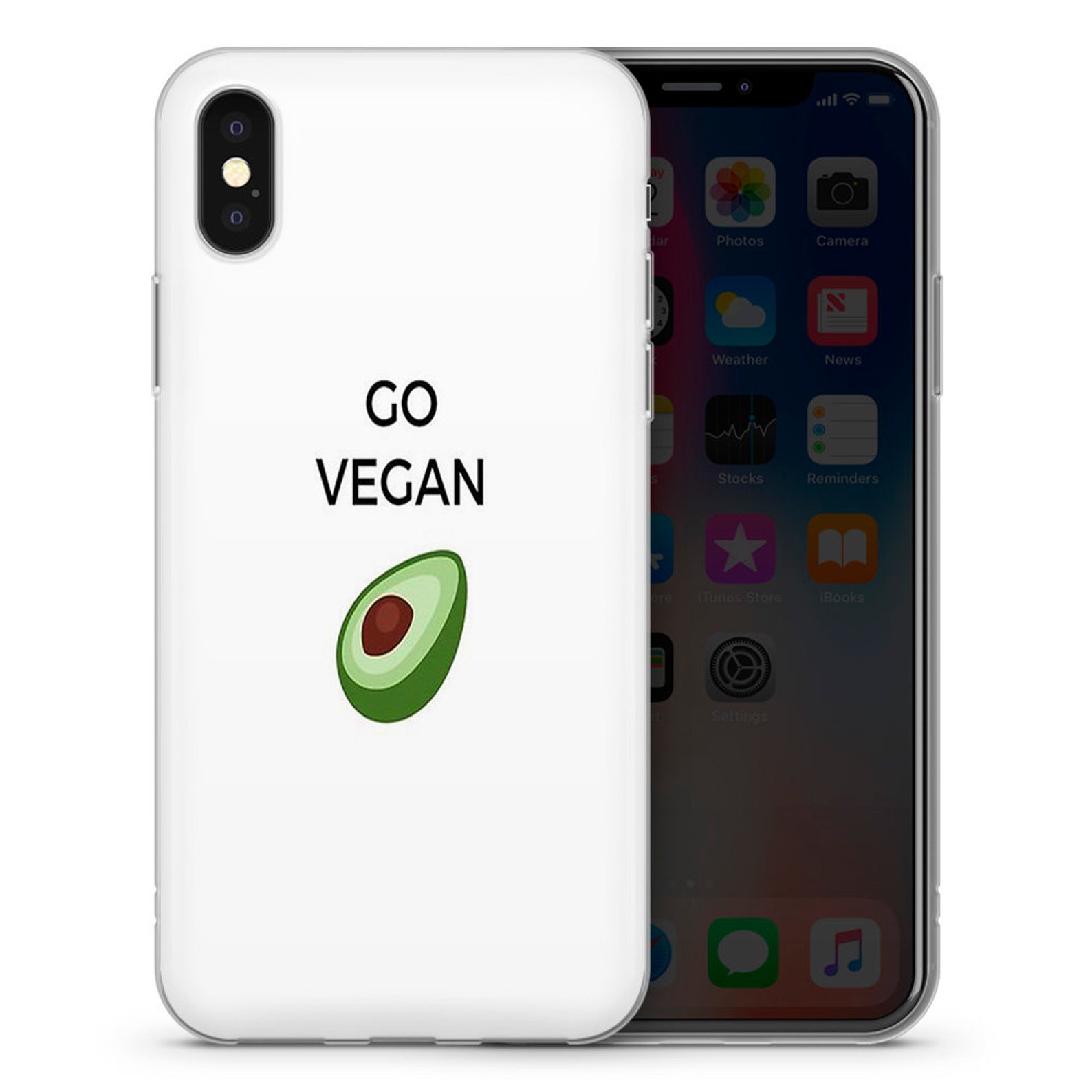 Vegan Phone Case Cover Fits iPhone 6 7 8 11 12 Samsung J6 Etsy