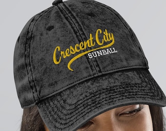 Crescent City Sunball Dad Hat | Officially Licensed Sarah J Maas Merch - HOEAB HOSAB - CCU - Hunt Athalar Bryce Quinlan - bookish Hat