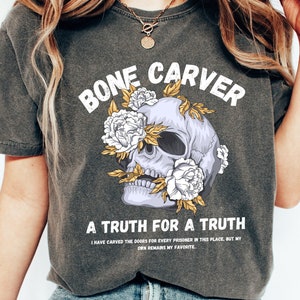 The Bonecarver Comfort Colors T-Shirt | ACOTAR | Officially Licensed Sarah J Maas Merch | Velaris Night Court | Bookish Merch