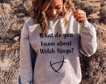 Raven Cycle Sweatshirt: Welsh Kings Bookish Crewneck