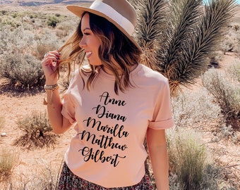Anne of Green Gables T-shirt: October Quote Bookish Tee