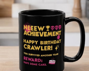 Dungeon Crawler Carl Mug | New Achievement Birthday Mug | DCC Coffee Mug | Bookish Birthday Gift for Crawlers | New Achievement Merch