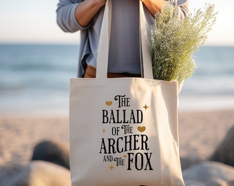 Ballad of the Archer and the Fox Tote Bag | Once upon a Broken Heart | Stephanie Garber | OUABH | Booktok Bookish Merch  | Library Bag Gift