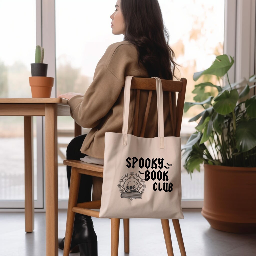 Spooky Girls Book Club Tote Bag – Natalia's Design Studio