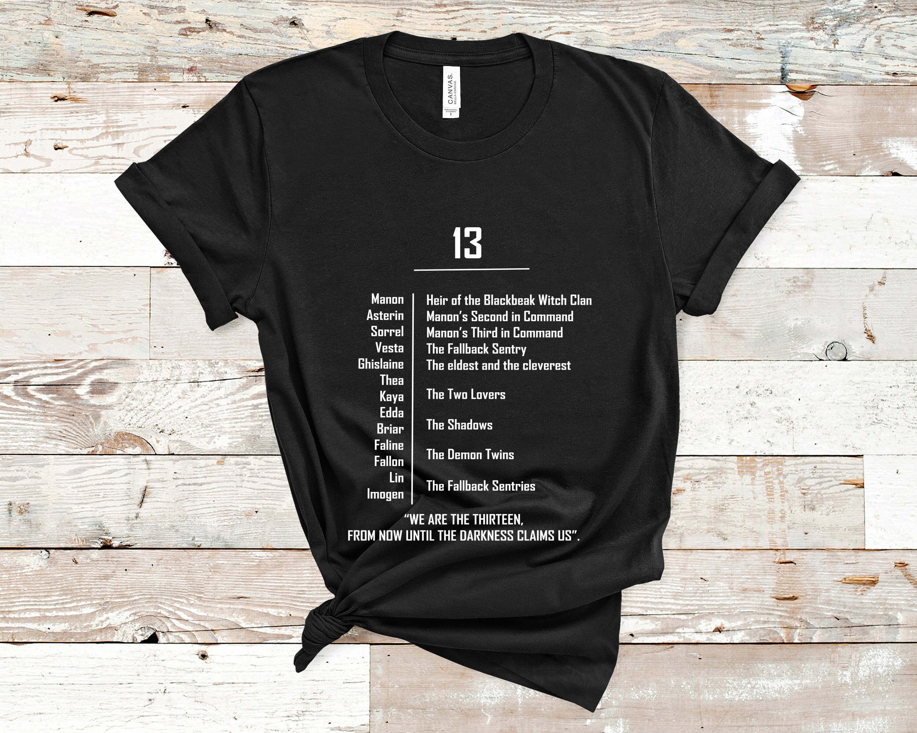 Throne of Glass the Thirteen T Shirt Officially Licensed - Etsy
