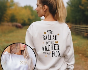 Ballad of the Archer and the Fox Sweatshirt | Once upon a Broken Heart | Stephanie Garber | OUABH | Booktok Bookish Merch  | Evangeline Fox