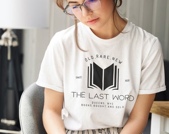 The Last Word Bookstore-T-shirt - Book Lover-T-shirt