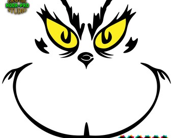 Download CRMla: Dr Seuss Grinch Clipart Black And White