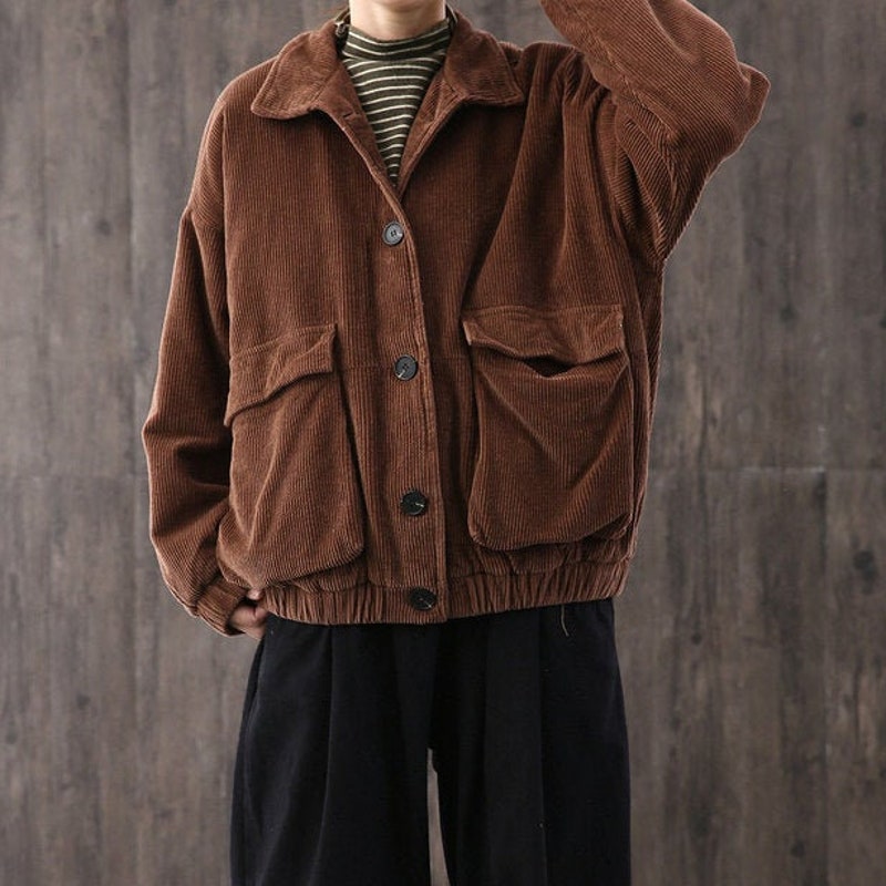 Corduroy Coat Long Sleeve main image 0