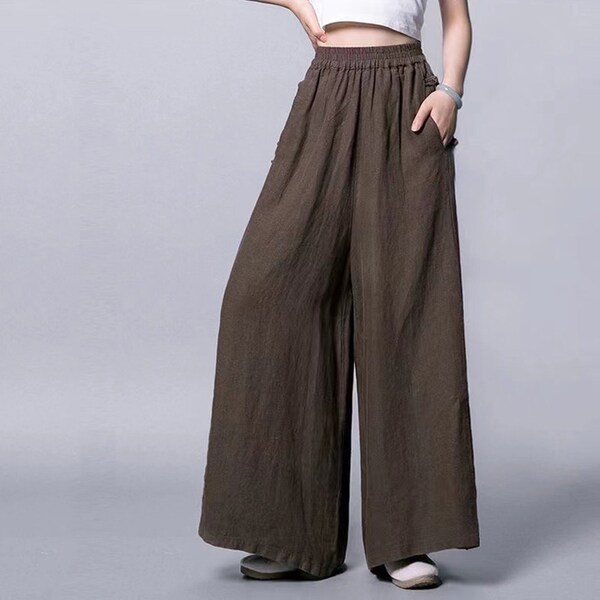 Trousers Wide Leg - Etsy