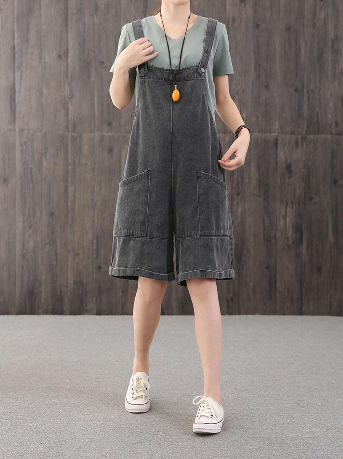 Blue Overallswomen Casual Denim Overalls Cotton Jumpsuits Bib Etsy