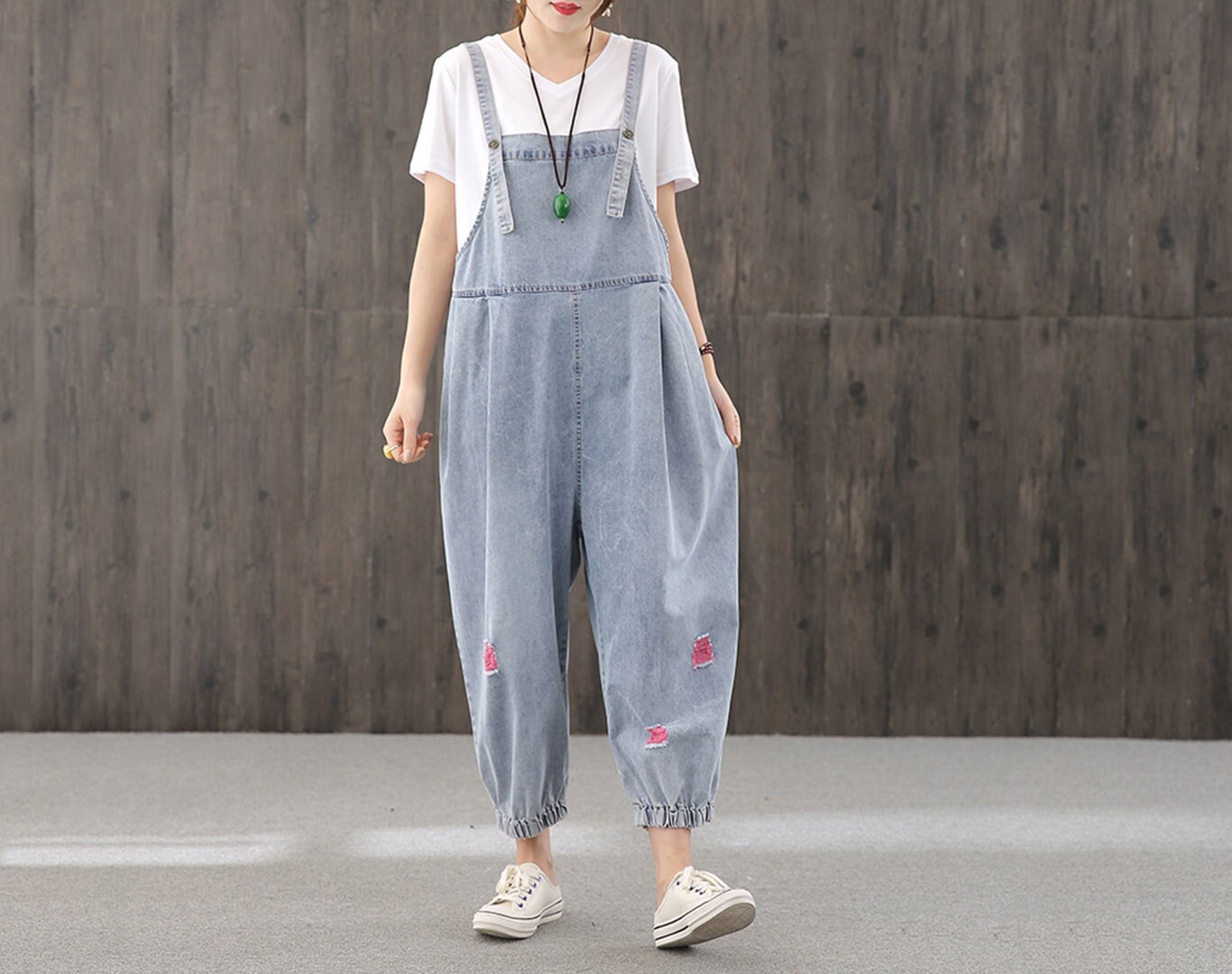 Blue Denim Overalls: Women's Casual Cotton Jumpsuit - Etsy