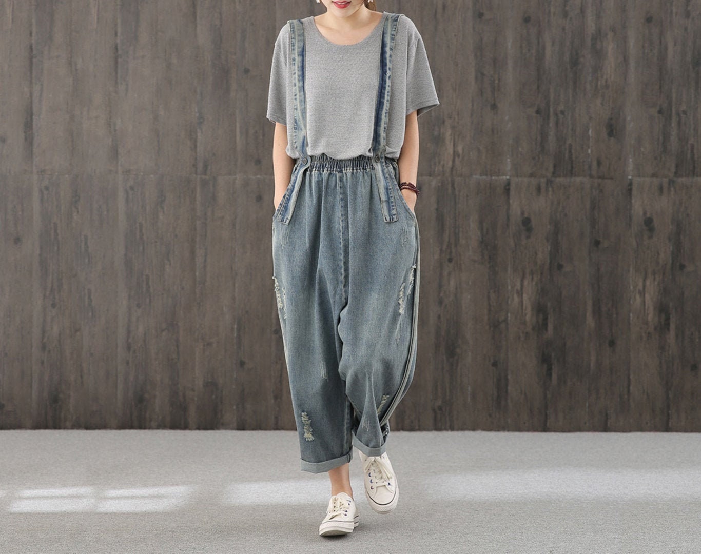 Summer Overallsdenim Overallswomen's Overalls Cotton - Etsy