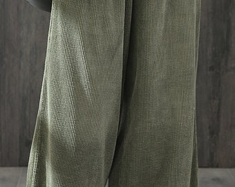 Corduroy Pants Womencorduroy Casual Pantsvintage Loose - Etsy