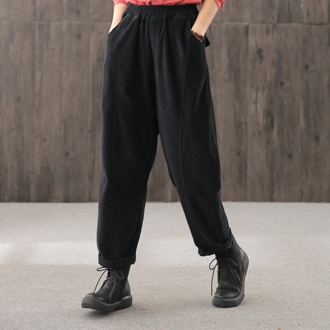 パンツ everyone corduroy trousers (BLACK) 25AW everyone wide straight corduroy trousers (BLACK) | everyone