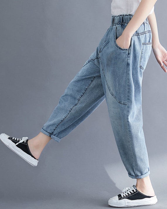 New Summer 2022 Fashion Teenagers Cropped Jeans Men Korean Slim Denim Shorts  Breeches Stretch Capric Pants Men Thin 3/4 Jeans - AliExpress