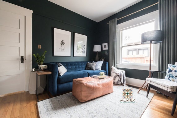 Etsy leather pouf deals