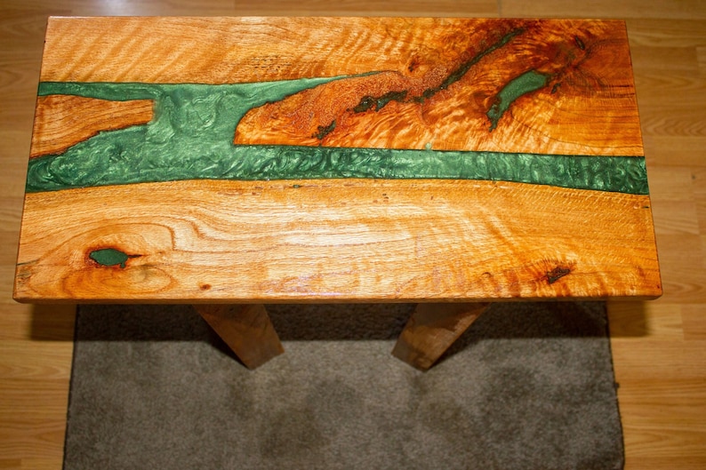 Epoxy River End Table