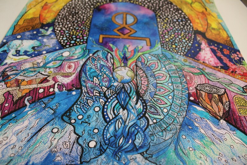 Rune Growt sacred visionary yoga mantra shamanic visionary Boho Tribal Psychedelic Ayahuasca rune esoterics holotropic breathing gypsy om