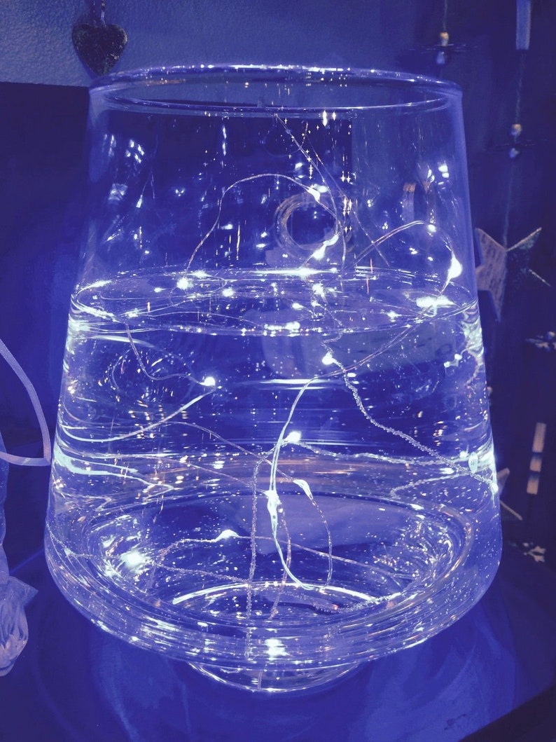 String Of 20 Submersible Waterproof White Led Fairy Lights Etsy