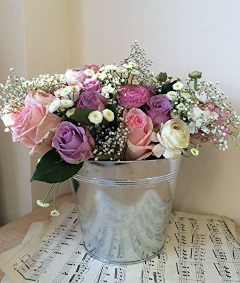 Small Heart Plant Pot Shabby Metal Garden Zinc Bucket Wedding Table Decoration Small Heart Plant Pot Shabby Metal Garden Zinc Bucket Wedding Table Decoration
