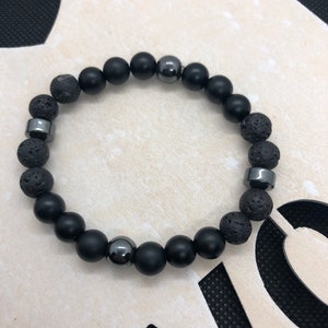 Men&#39;s Lava Rock Bracelet