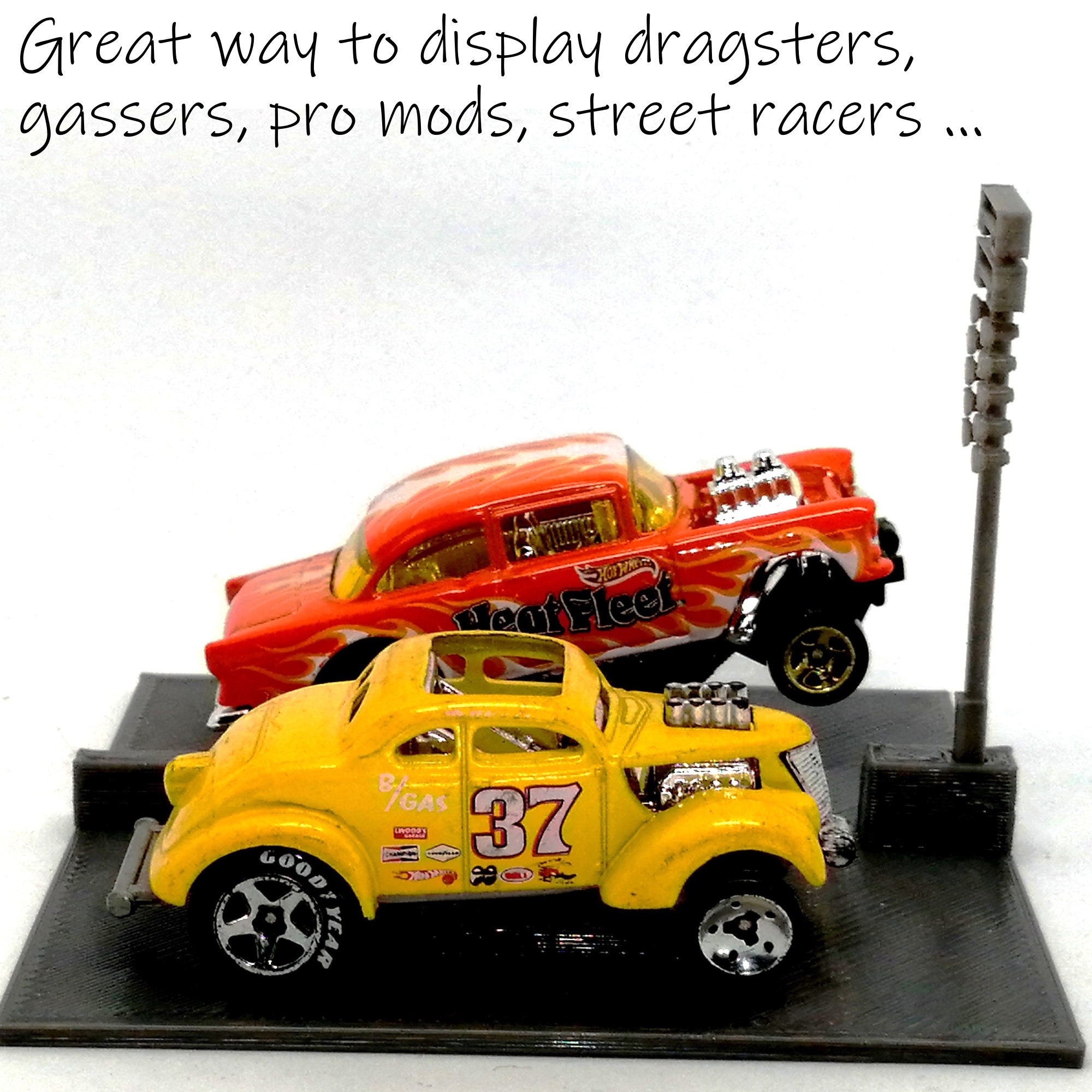 Drag Race Diecast Car Display Stand. Collectible 164 Scale Etsy