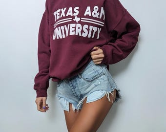 Vintage Texas A & M University Crewneck Sweatshirt