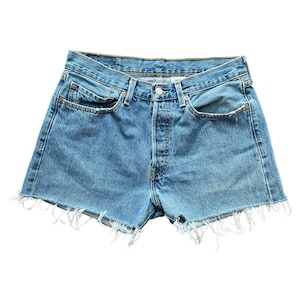 Vintage Levis Reworked and Distressed 501 Shorts