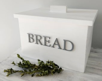 farmhouse bread bin wood scandinavian bread box storage primitive rustic kithen decor