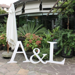 letras de madera grandes letras de madera gigantes signos letras de madera extra grandes boda monograma grande gran fondo de boda de madera personalizado