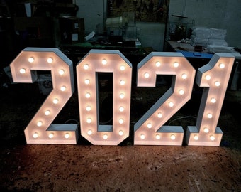2022 Marquee Zahlen großes Schild Neujahr Lebackdrop 2022 Light up Zahlen Weihnachten Party Kulisse 2022 Lichter Buchstaben