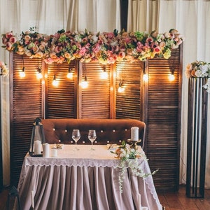Wood Folding screen stand Wedding photo Backdrop large Wooden Stand Rustic Wedding Photography Background vintage pallet wood planks