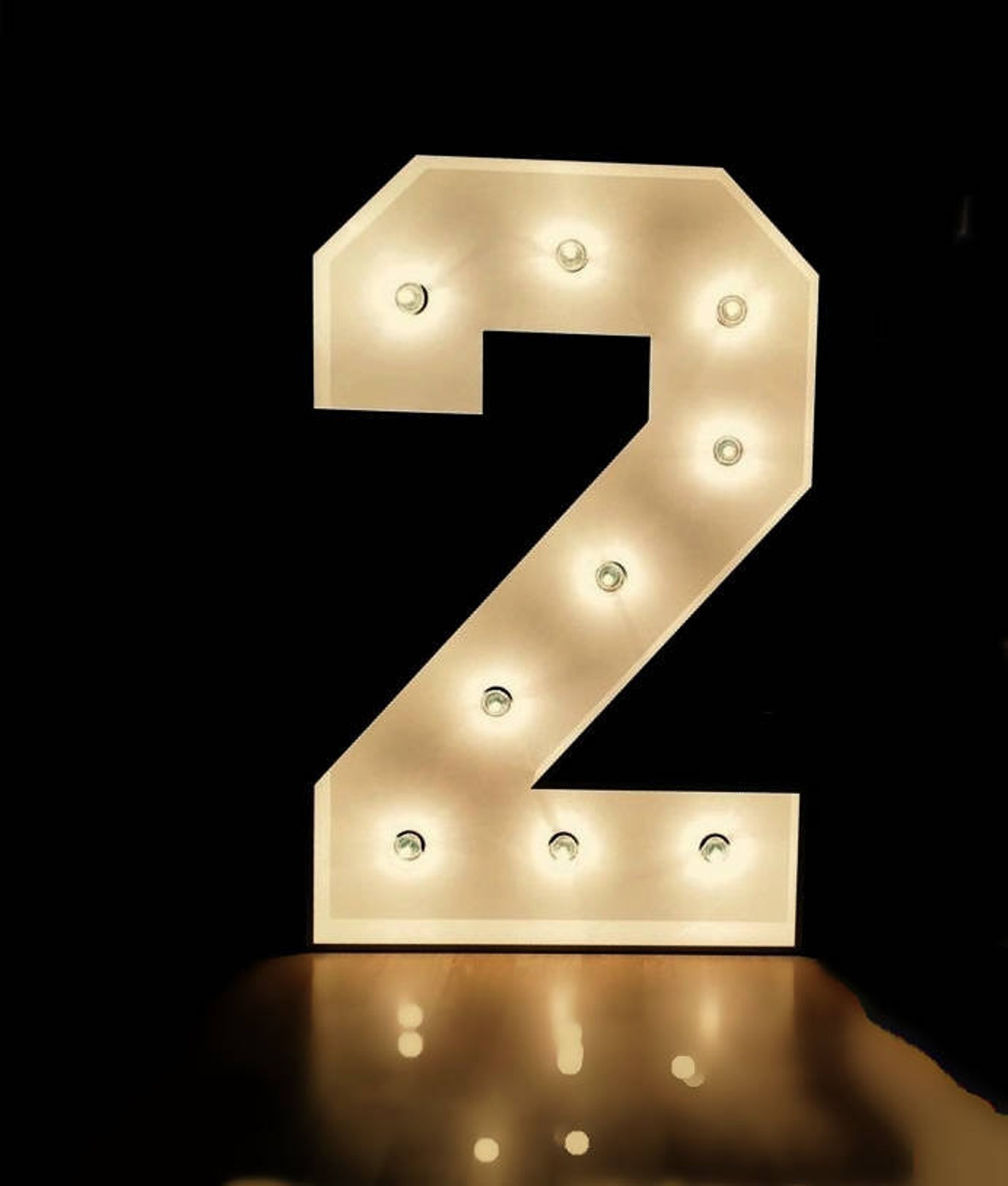 Giant Marquee numbers light up numbers bulbs sign marquee Etsy