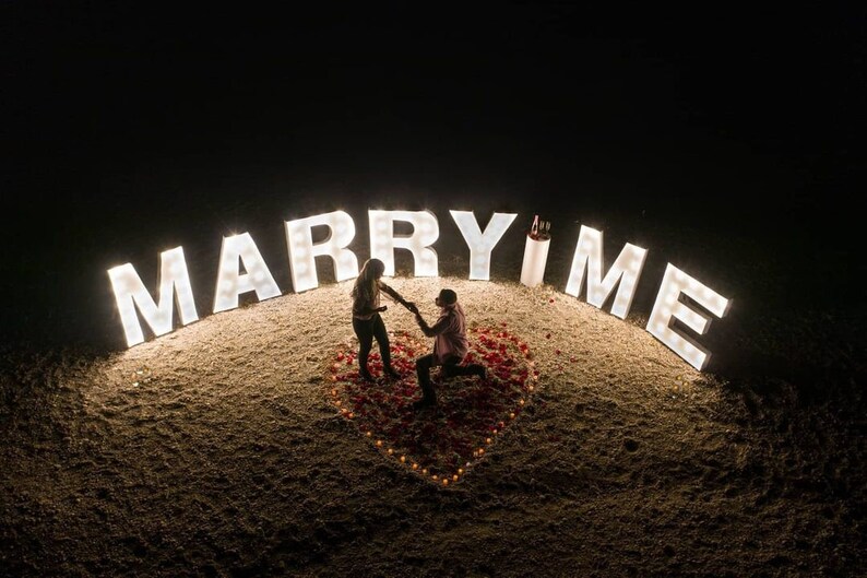 Marry Me Marquee Letters Light up Marry Me Lights Sign Etsy Australia