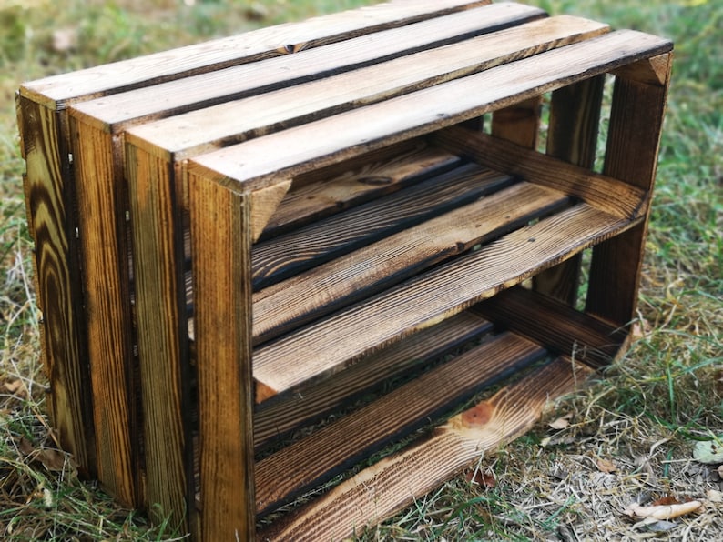 24 Farmhouse shoe rack Rustic shoe rack Wooden shoe | Etsy