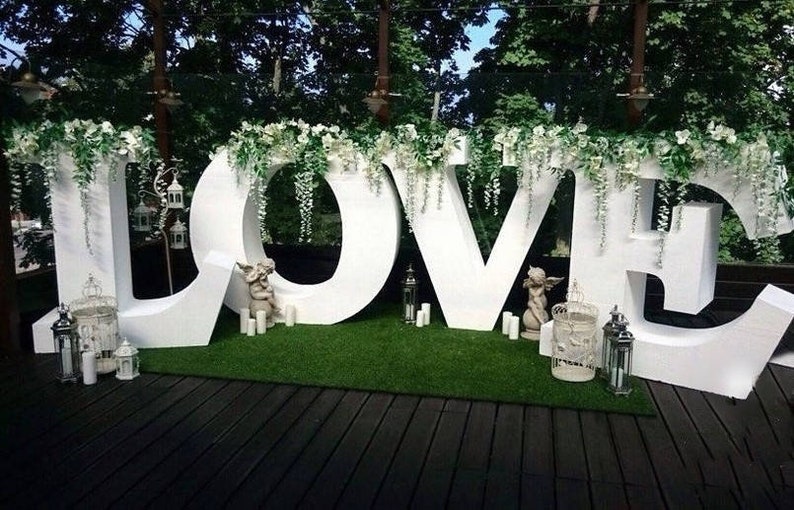 12 Thick Large Foam Letters Styrofoam Large Letters Etsy