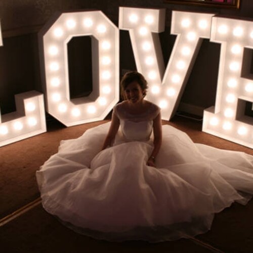 Giant Inches Large Letter Lights Big Wedding Love Sign - Etsy
