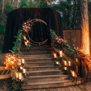 Aperturee Black Polynesian Patterns 18th Birthday Half Moon Arch Backdrop